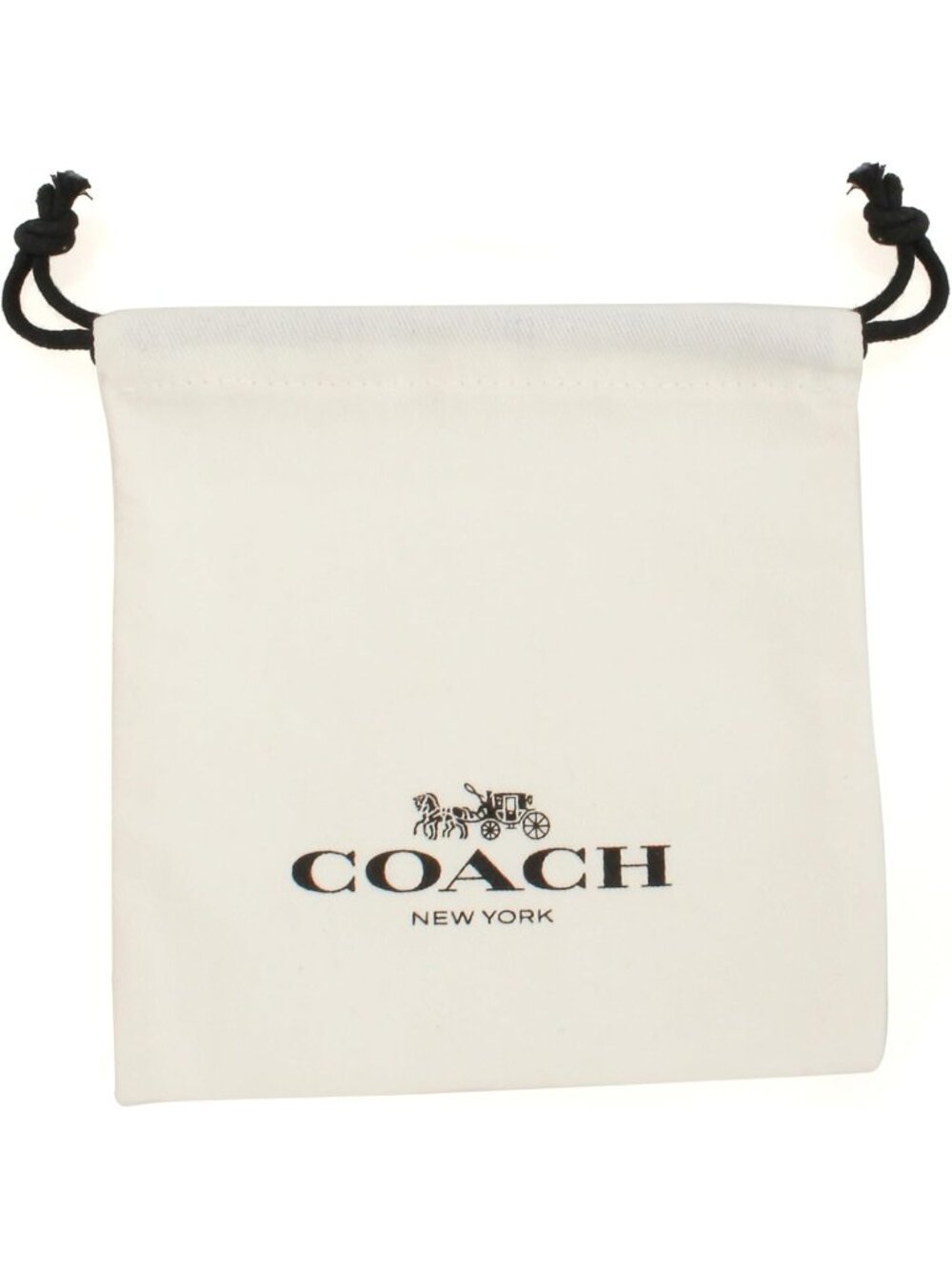 Coach Women's Golden Quilted Huggie Earrings Gold Tone Crystal Designer Boutique - Picture 6 of 6